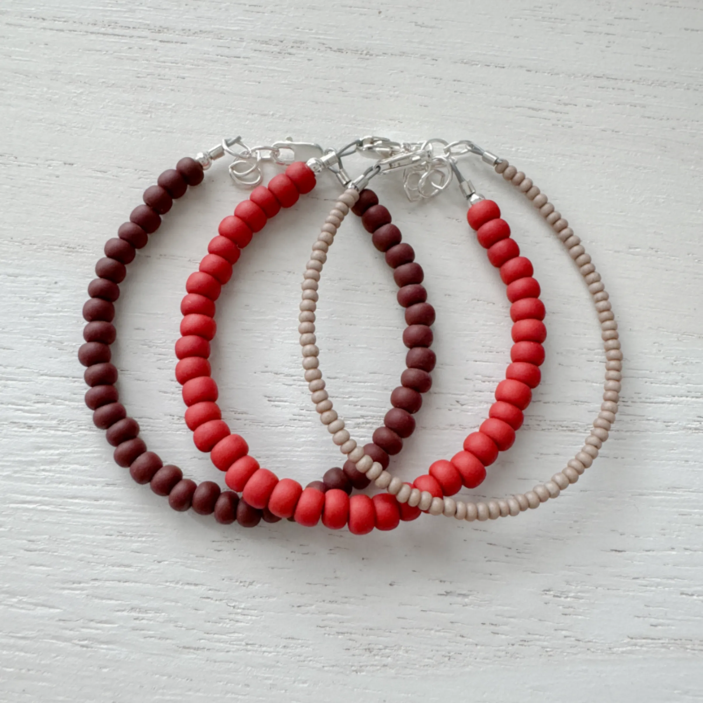 Boy’s Valentines Day Chocolate Covered Strawberry Bracelet Set