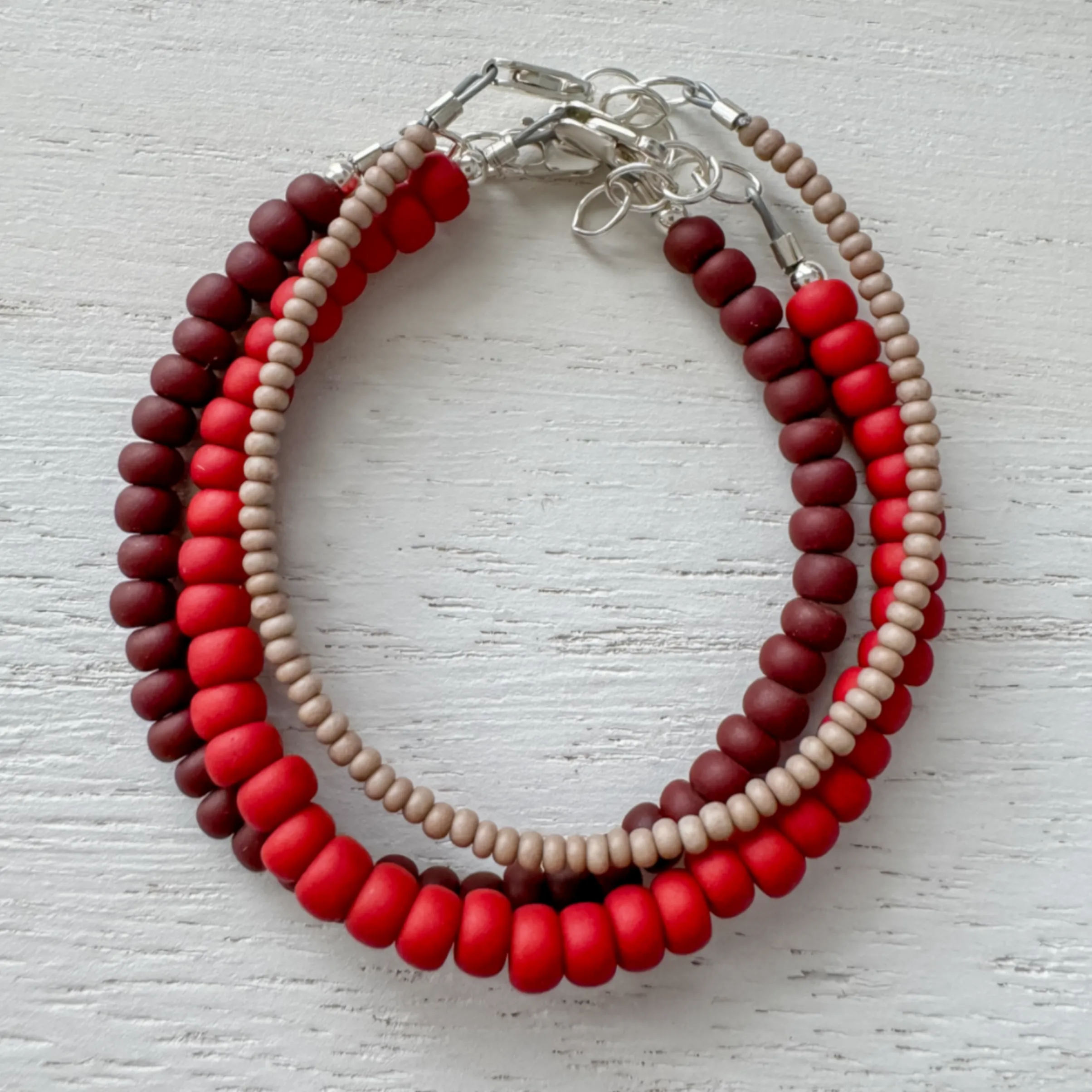 Boy’s Valentines Day Chocolate Covered Strawberry Bracelet Set