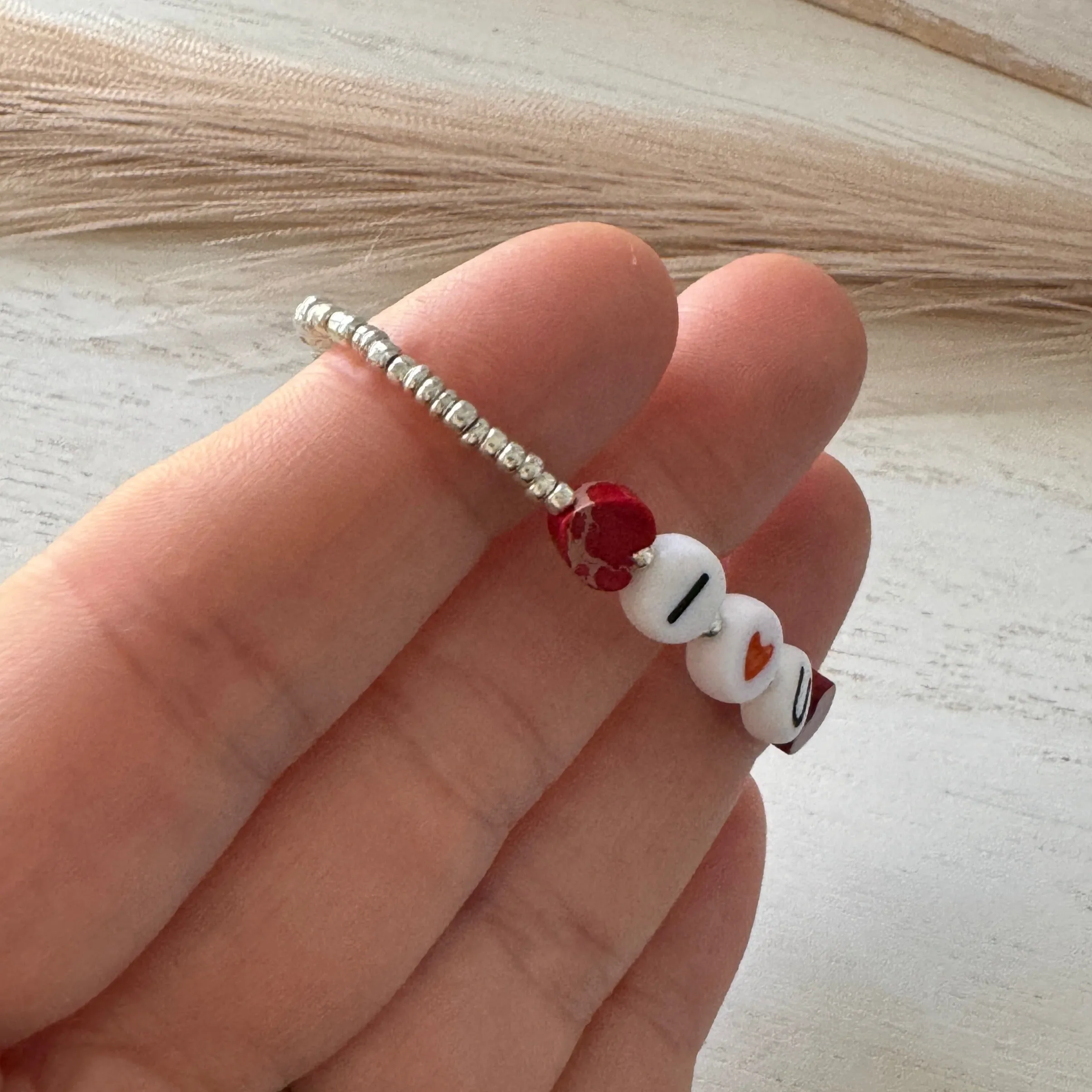 Boy’s Valentines Day Chocolate Covered Strawberry Bracelet Set