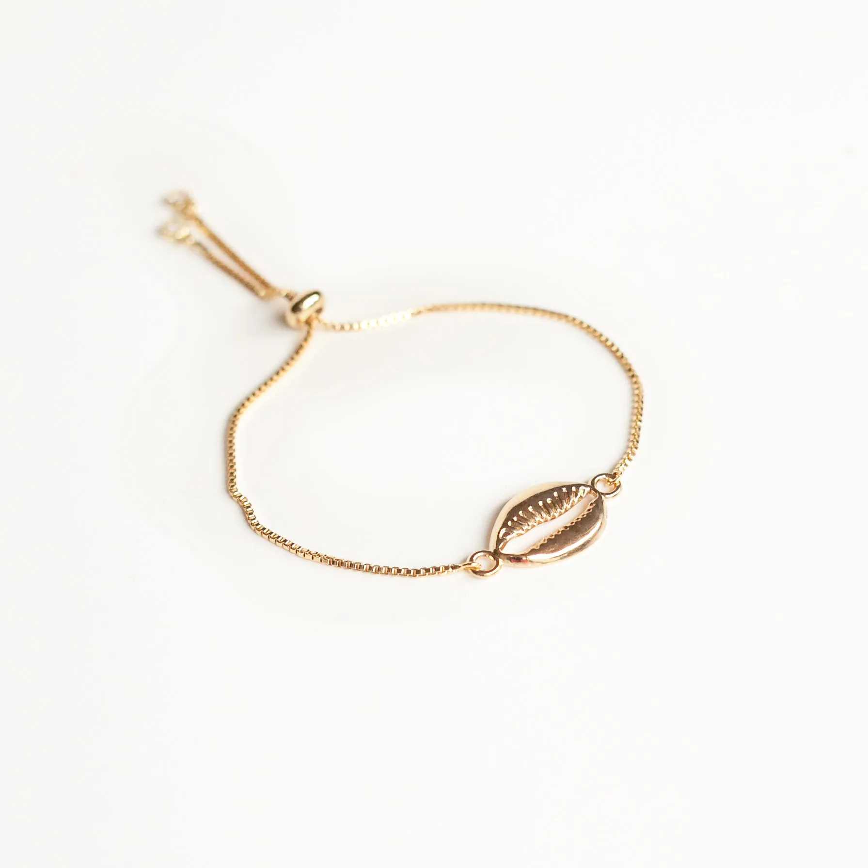 Bracelet 14K Gold Plated with Sea Shell
