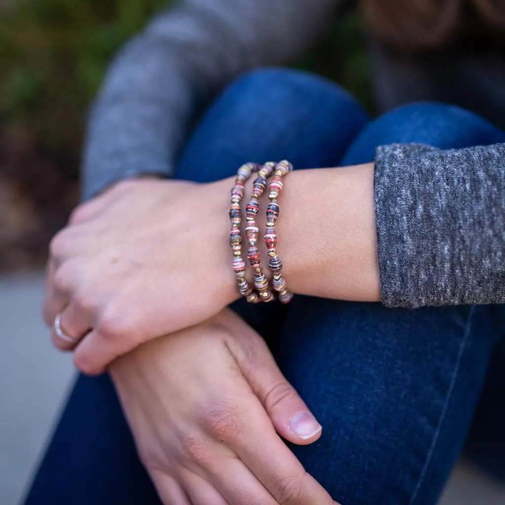 Bracelet -  Essence Triple Wrap Multi