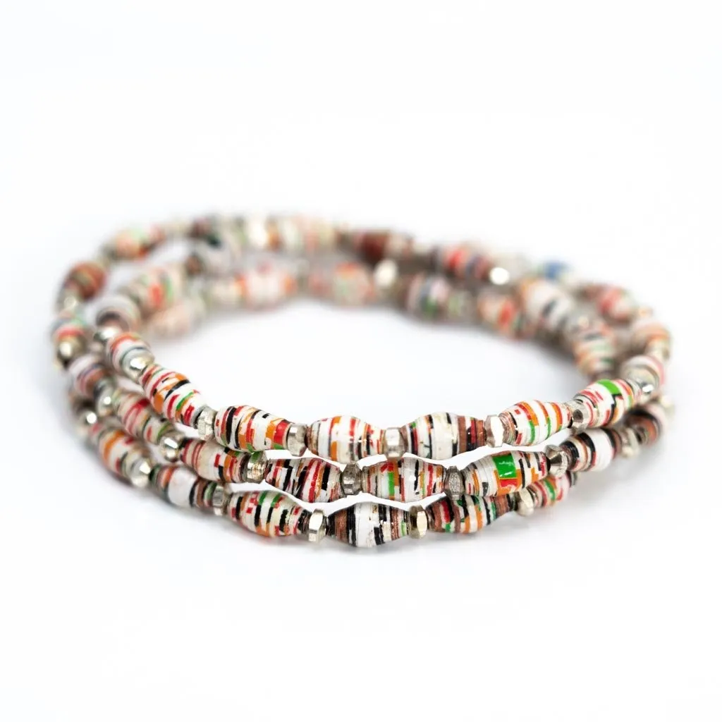 Bracelet -  Grace Triple Wrap Multi