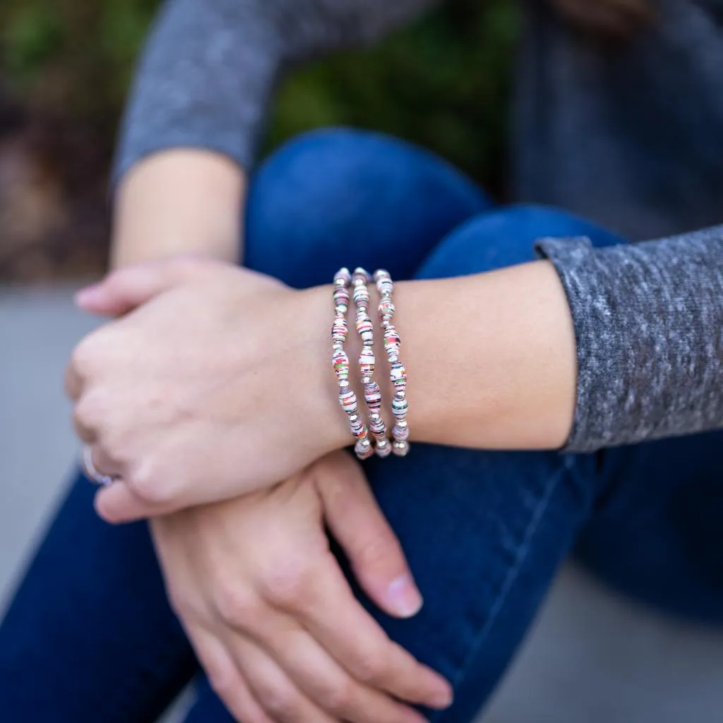 Bracelet -  Grace Triple Wrap Multi