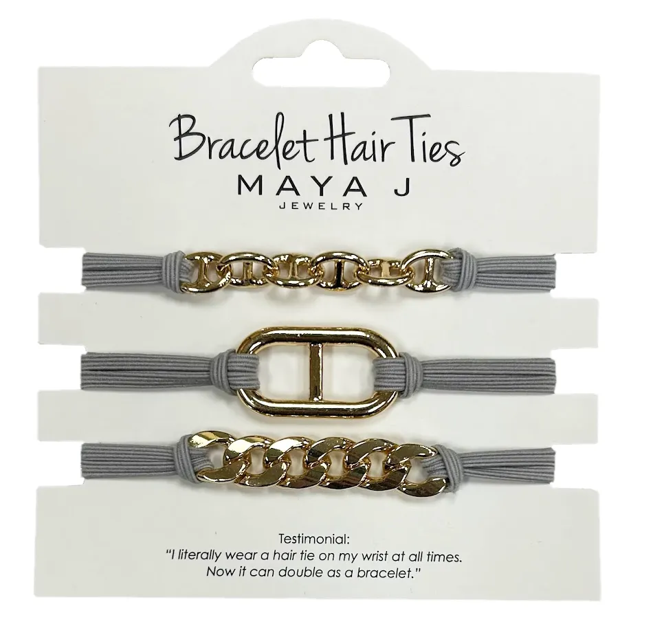 Bracelet Hair Ties- Style: Elastic