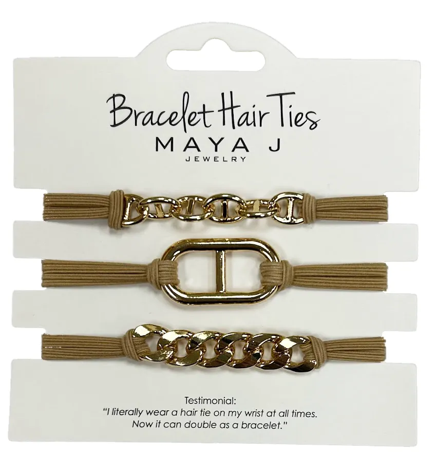 Bracelet Hair Ties- Style: Elastic