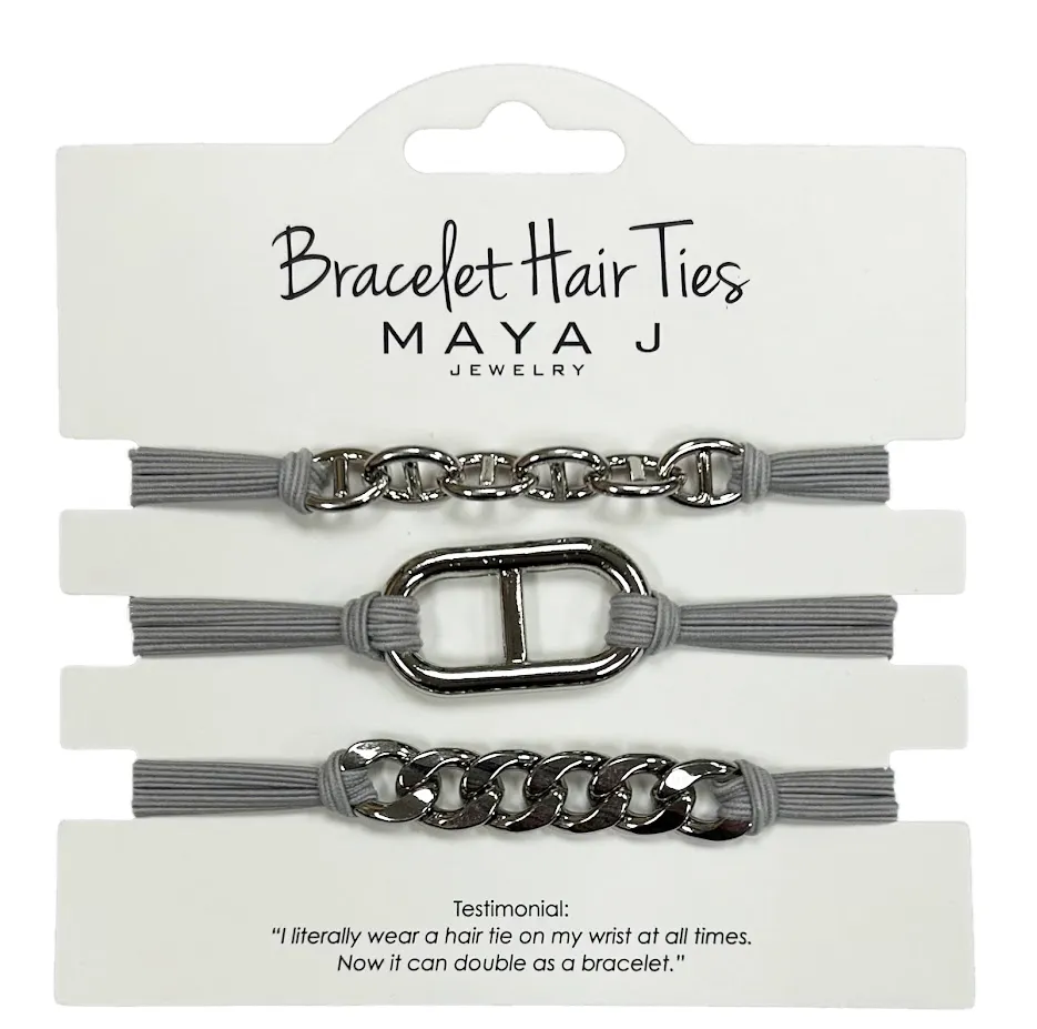 Bracelet Hair Ties- Style: Elastic