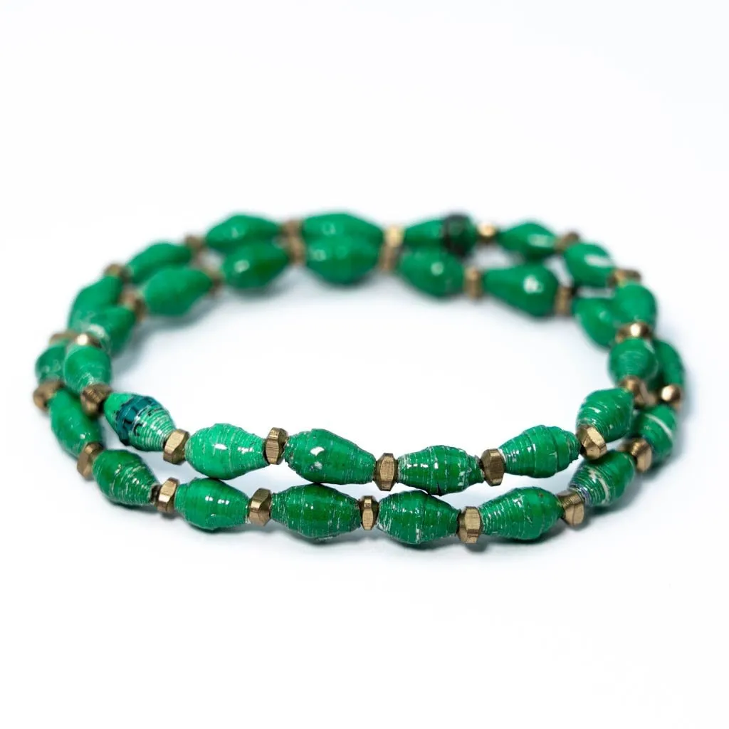 Bracelet -  Lucky Double Wrap