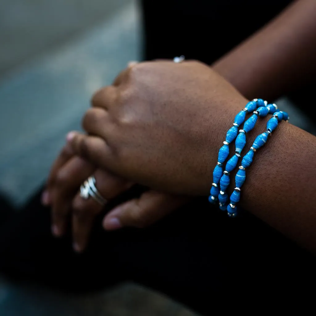 Bracelet - Mombasa Triple Wrap Multi