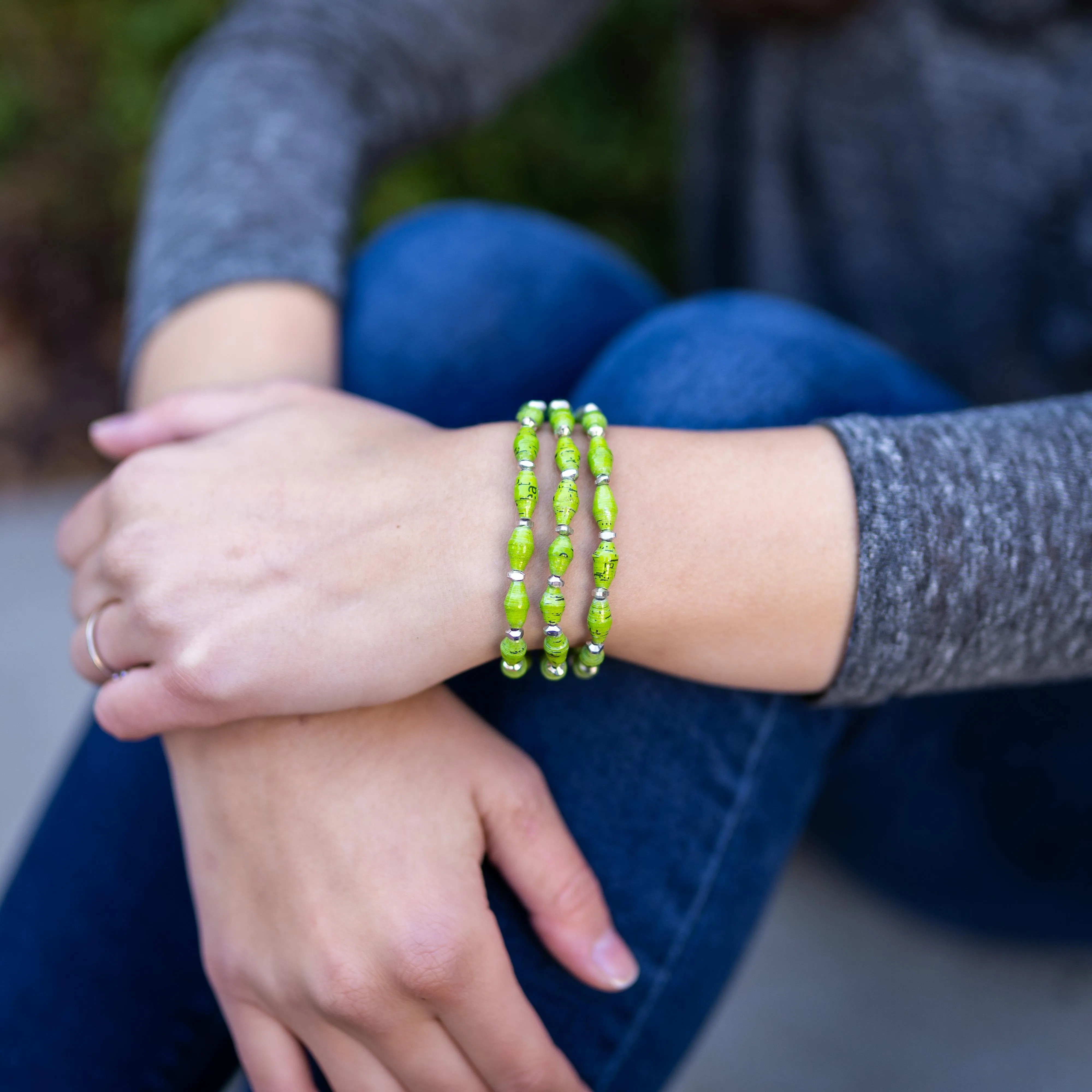 Bracelet -  Narasha Triple Wrap Multi