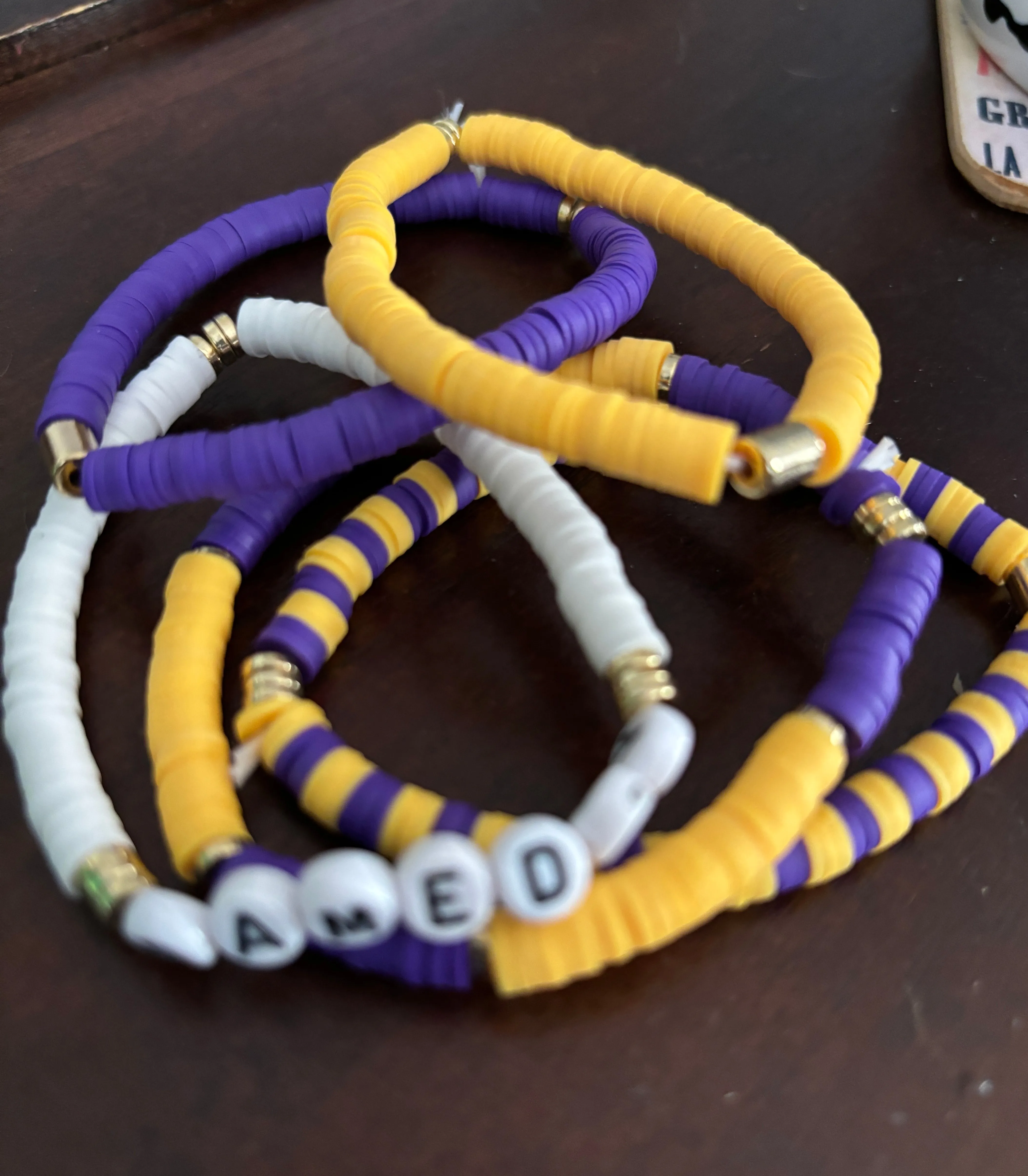 Bracelet stack for GameDay