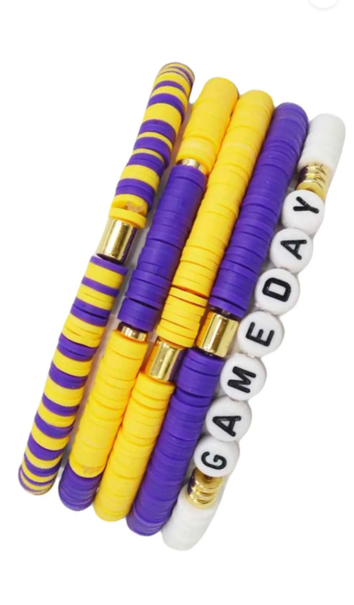 Bracelet stack for GameDay