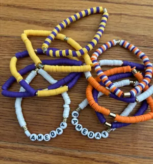 Bracelet stack for GameDay