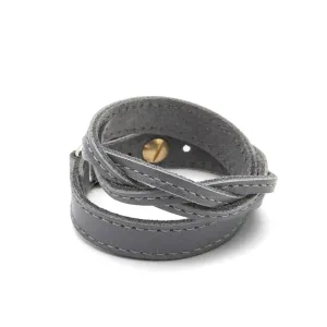 Braided TWIST Cuff – Grey