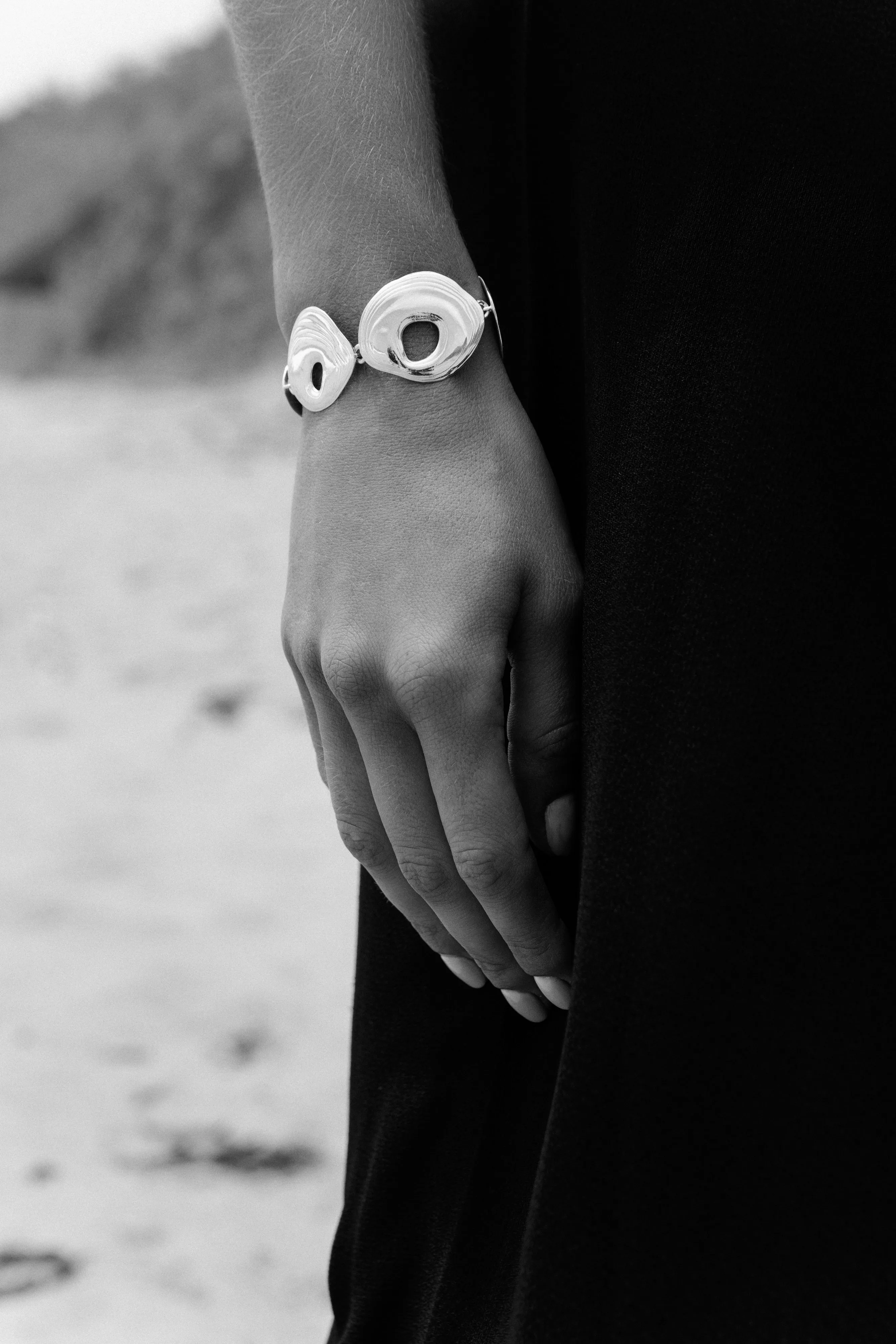 Brass Whirlpool Bracelet
