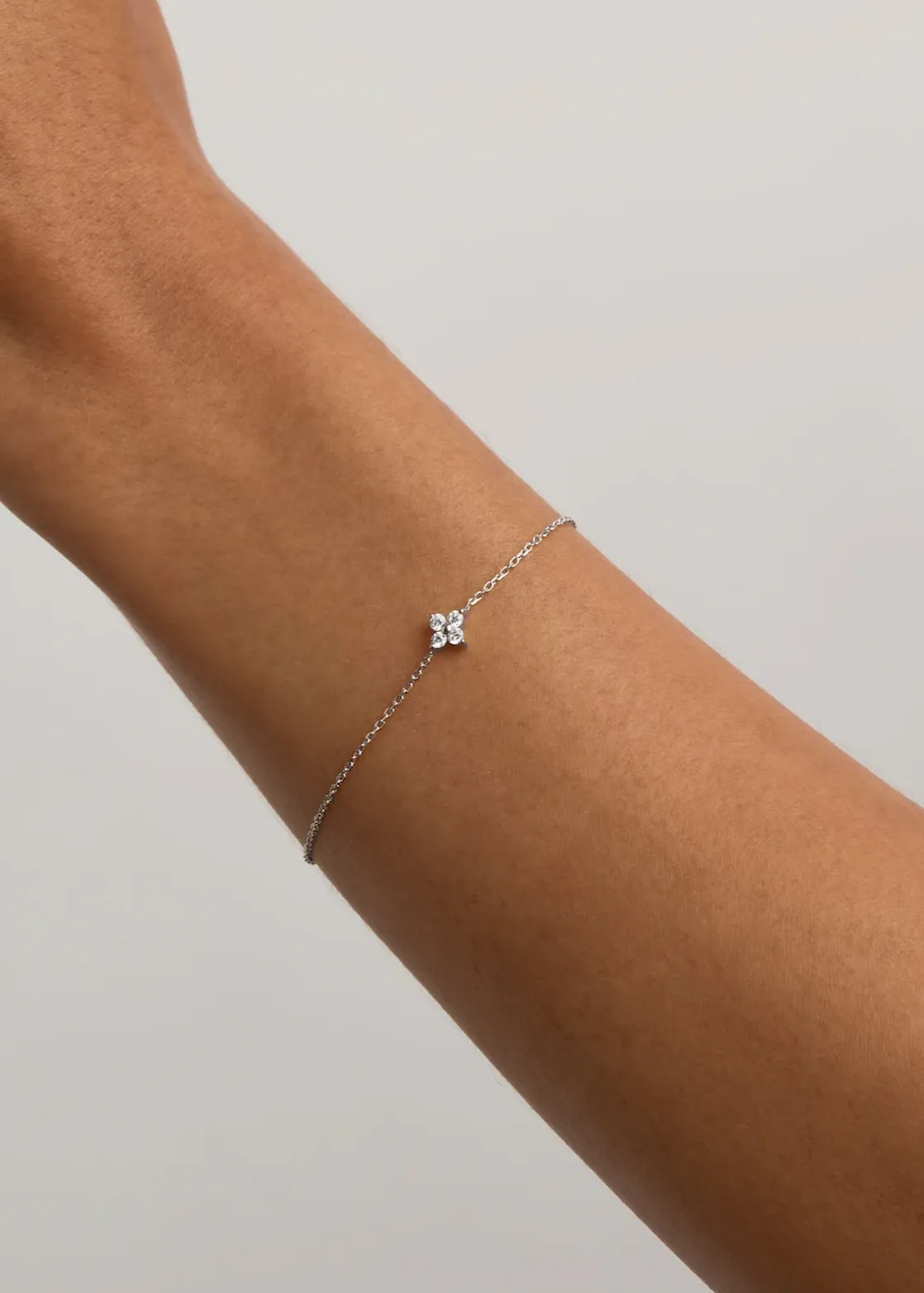 BY CHARLOTTE Crystal Bloom Bracelet - Sterling Silver