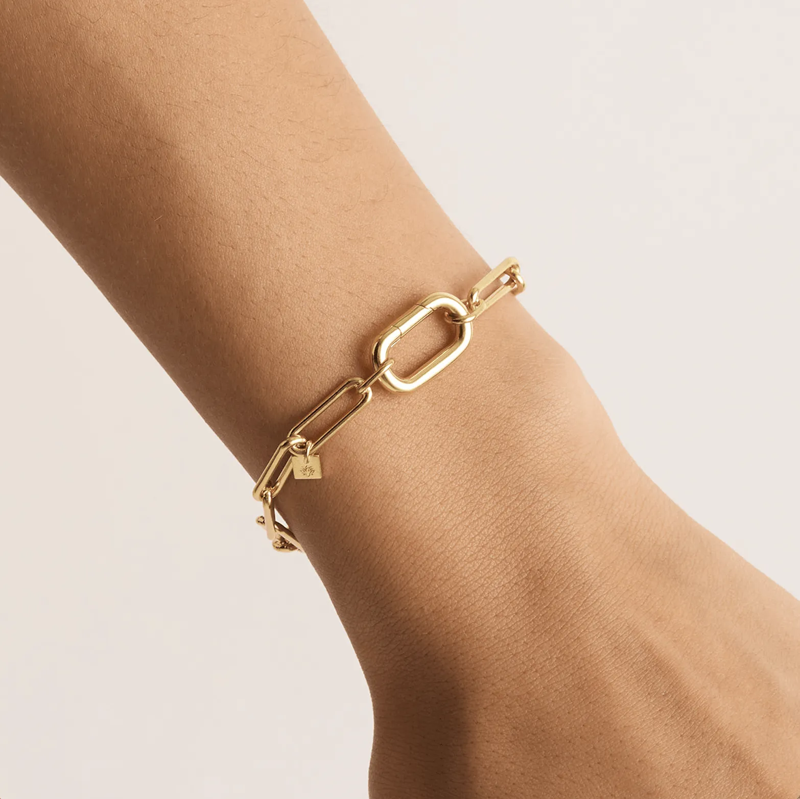 BY CHARLOTTE With Love Annex Link Bracelet - 18k Gold Vermeil