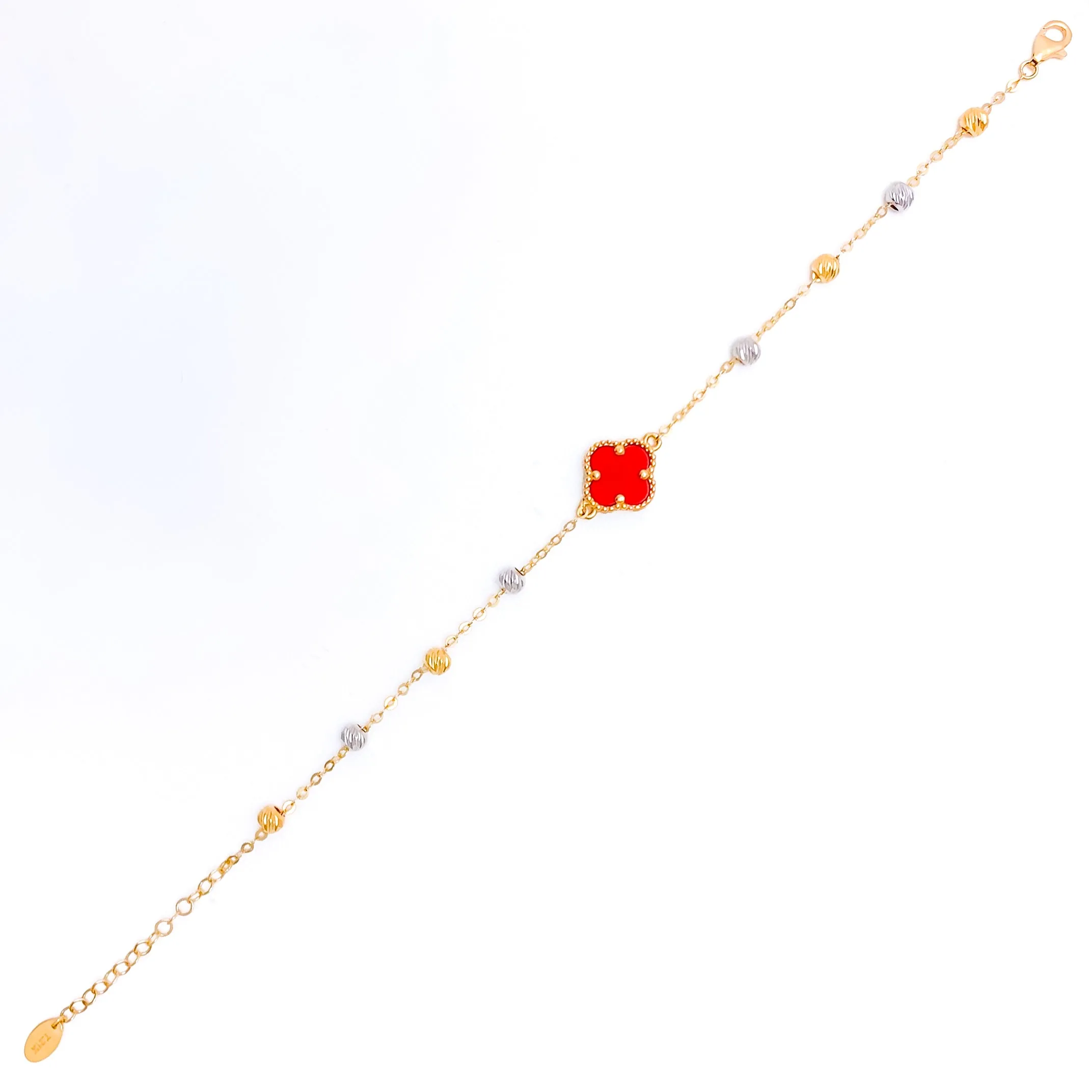 Captivating Two-Tone 21k Gold Bracelet