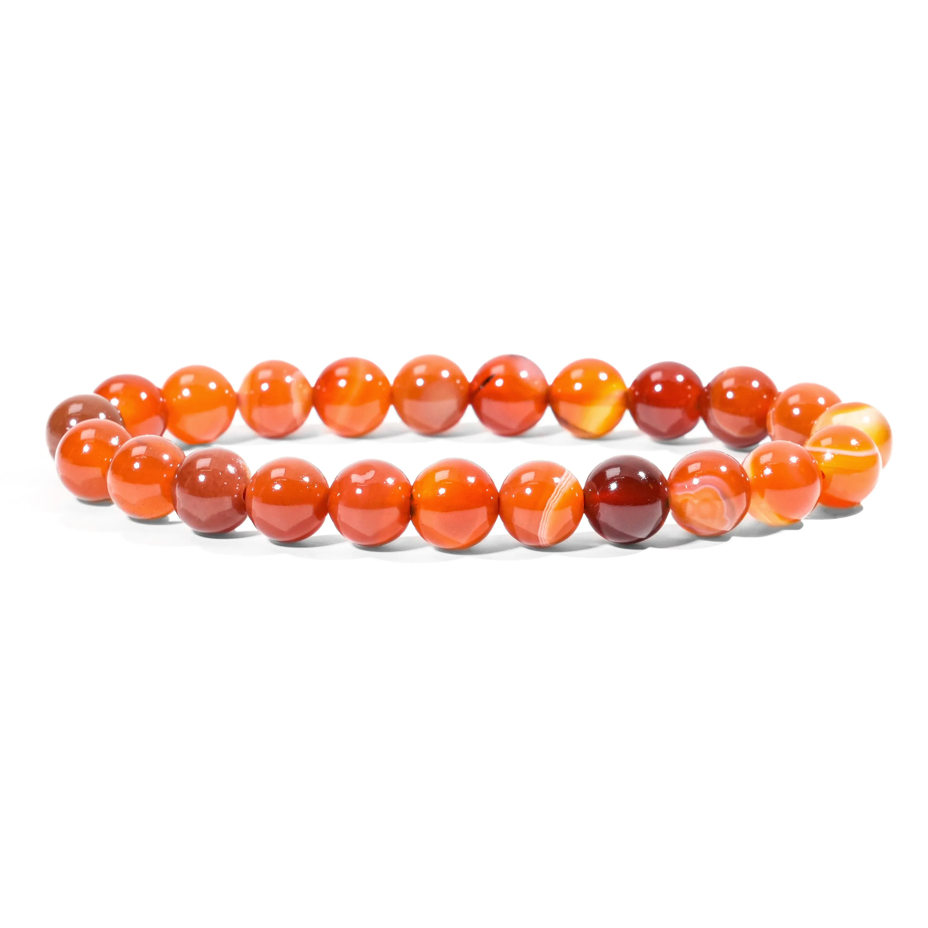 Carnelian Bead Bracelet