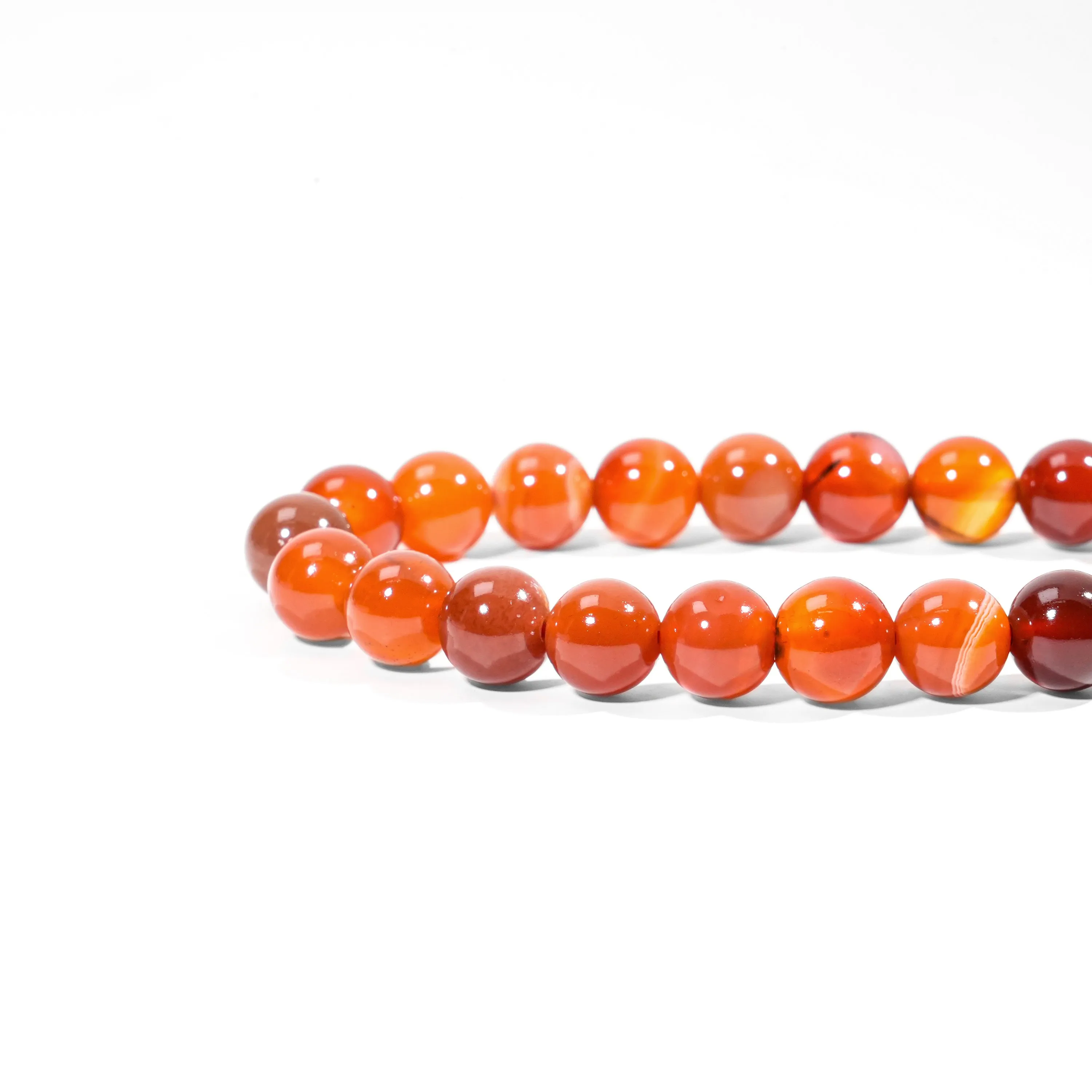 Carnelian Bead Bracelet