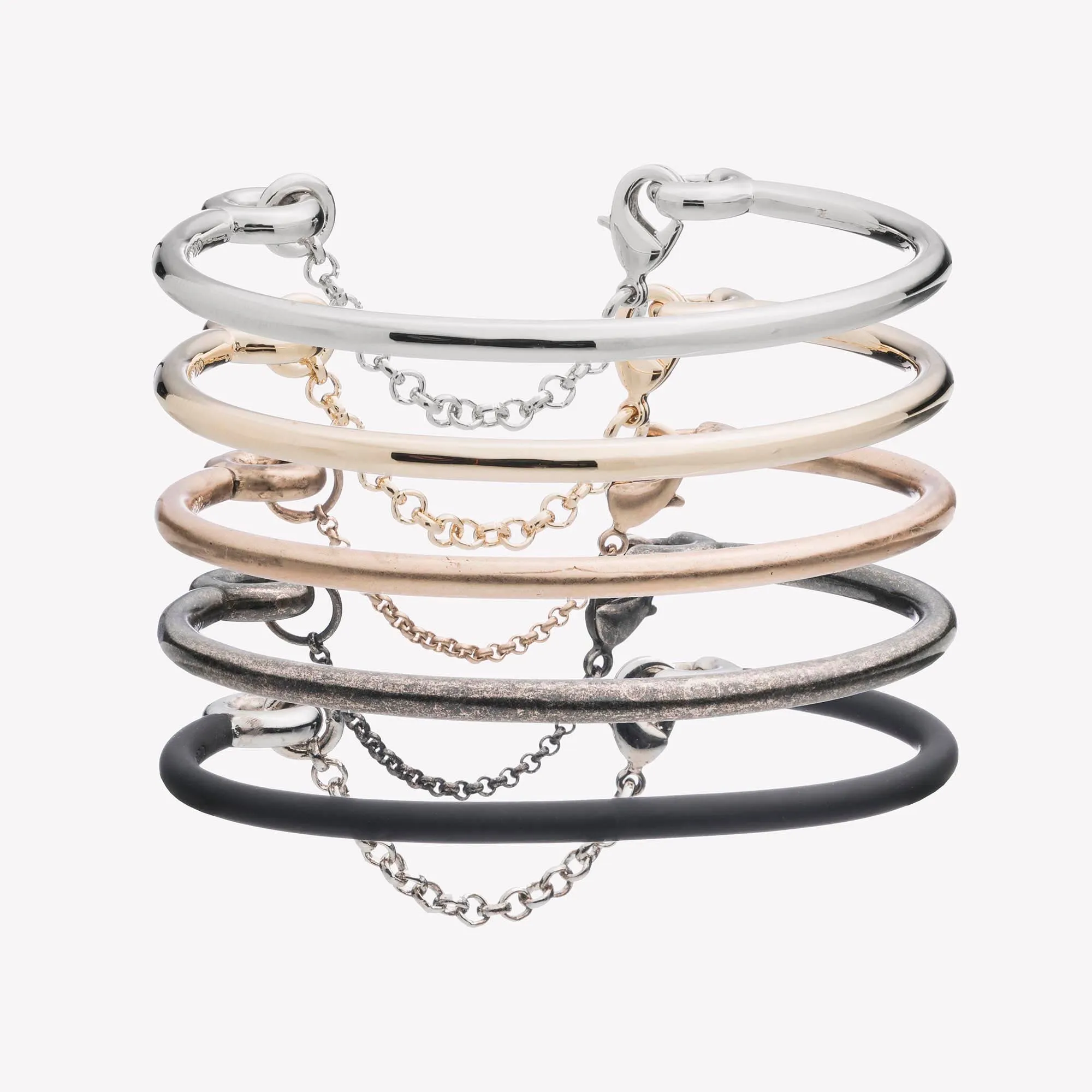 CHAIN LATCH CUFF PARURE
