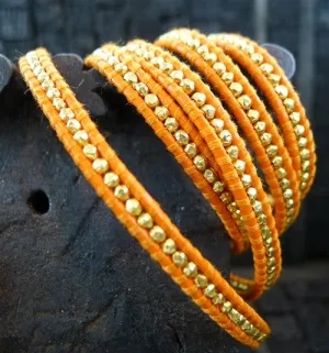 Chan Luu Orange Wrap Bracelet