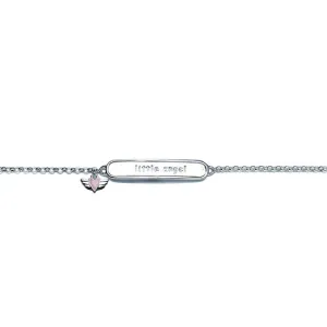 Children's Bracelets:  Sterling Silver "Little Angel" ID Charm Bracelet - Baby Jewels' Current Bargain Buy!