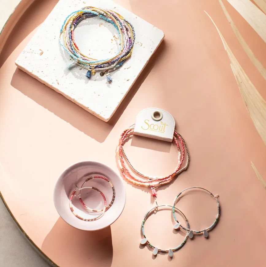 Chromacolor Miyuki Bracelet Trio - Dark Multi/Gold