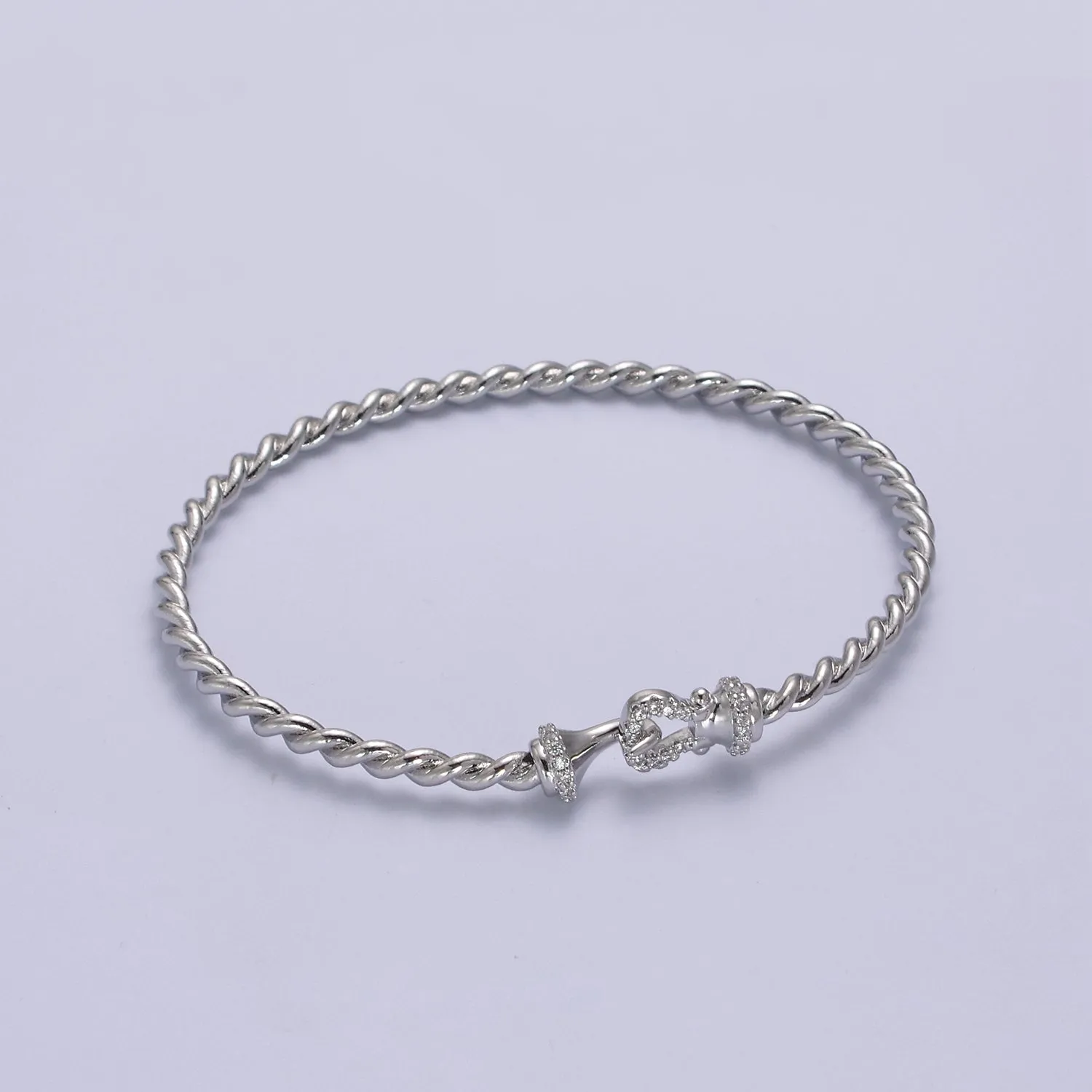 Clearance Pricing BLOWOUT Gold Twisted Rope Bracelet Dainty Cuff Bangle, Braided Bracelet, Stacking Bracelet WA-692 WA-693