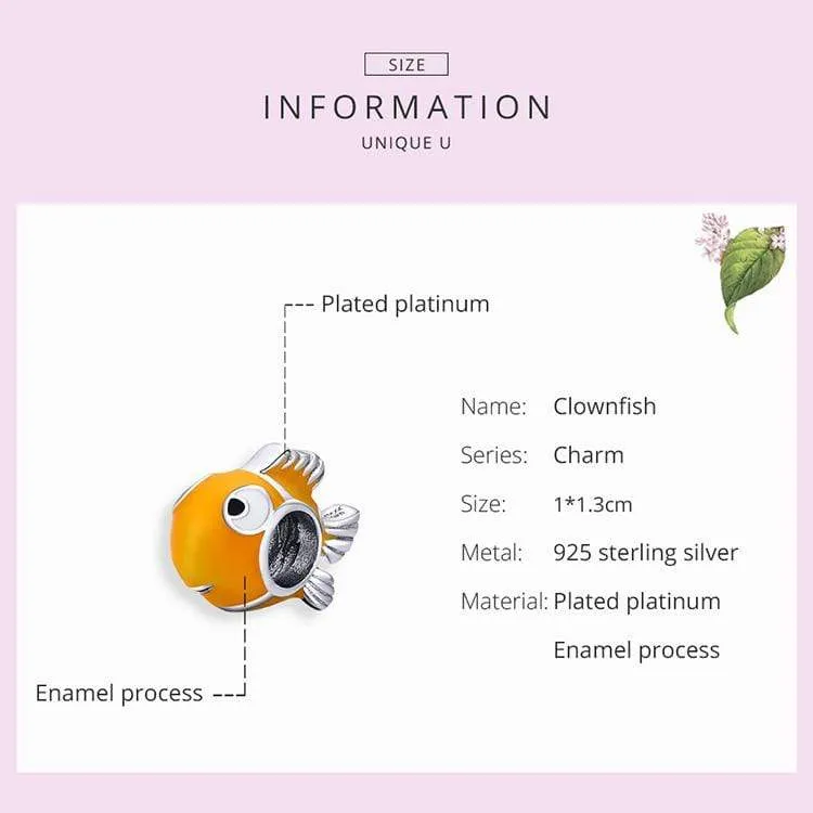 Clownfish Charm