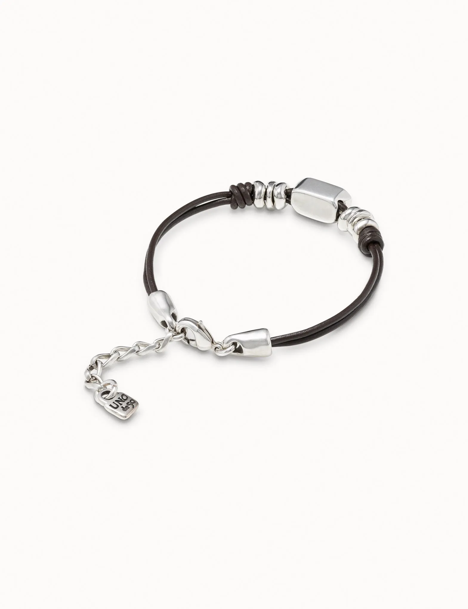 Cocodrile bracelet, silver