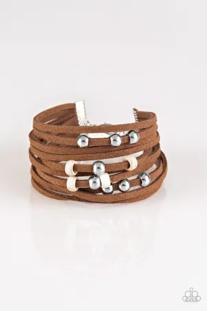 Colorfully Coachella White Paparazzi Bracelet