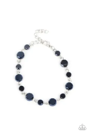 Colorfully Cosmic Blue Paparazzi Bracelet