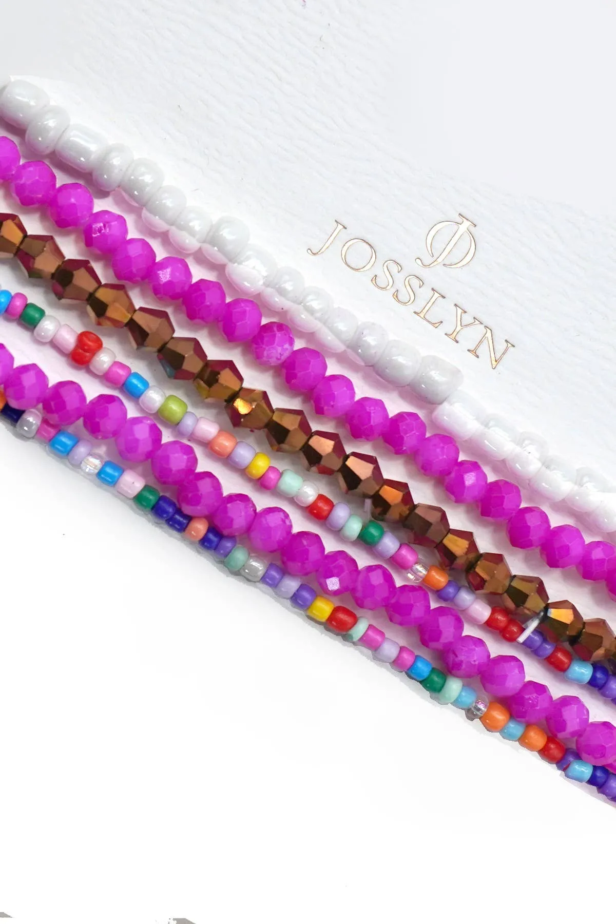 Confetti Beaded Bracelet Set