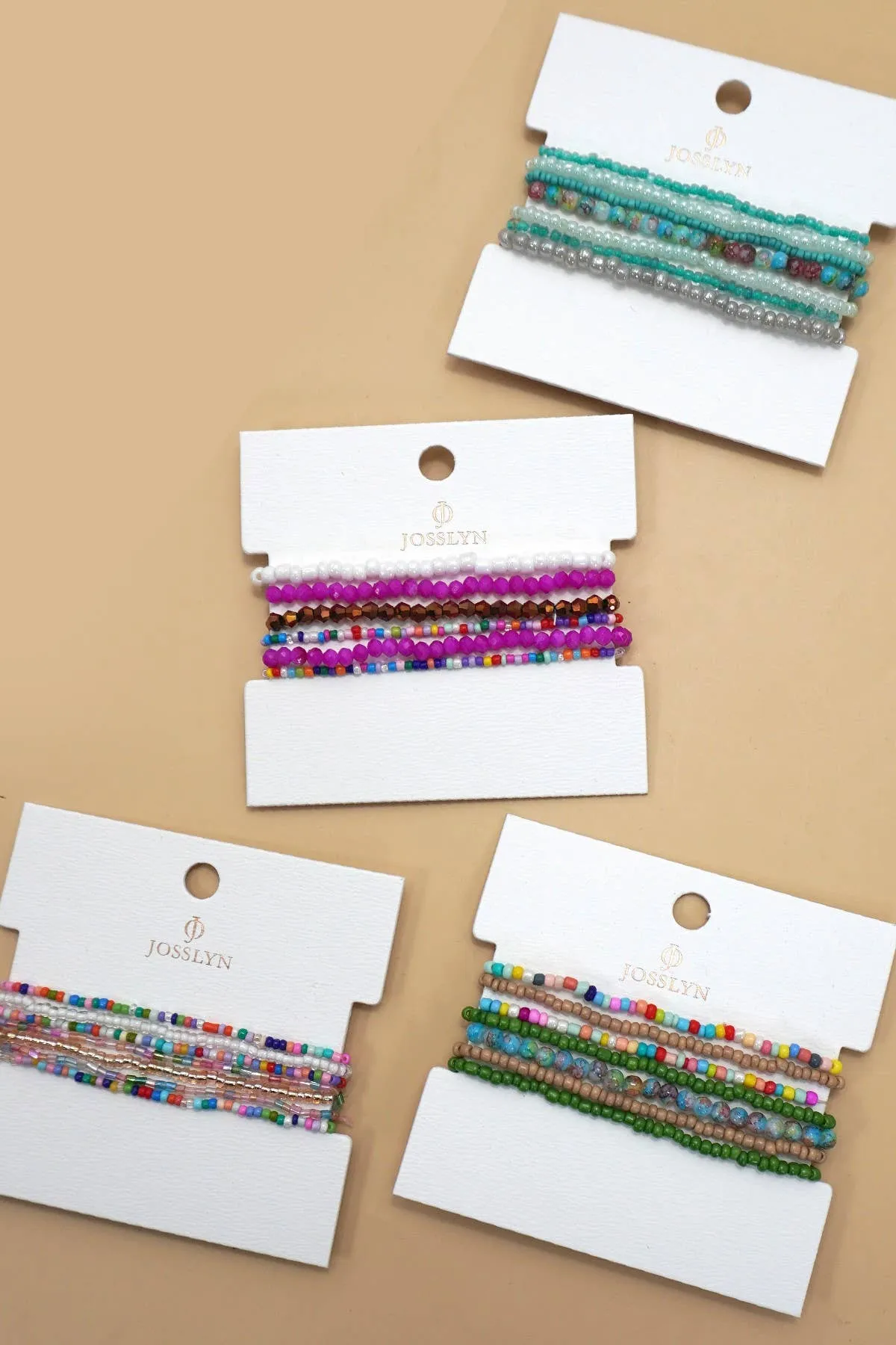 Confetti Beaded Bracelet Set