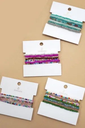 Confetti Beaded Bracelet Set