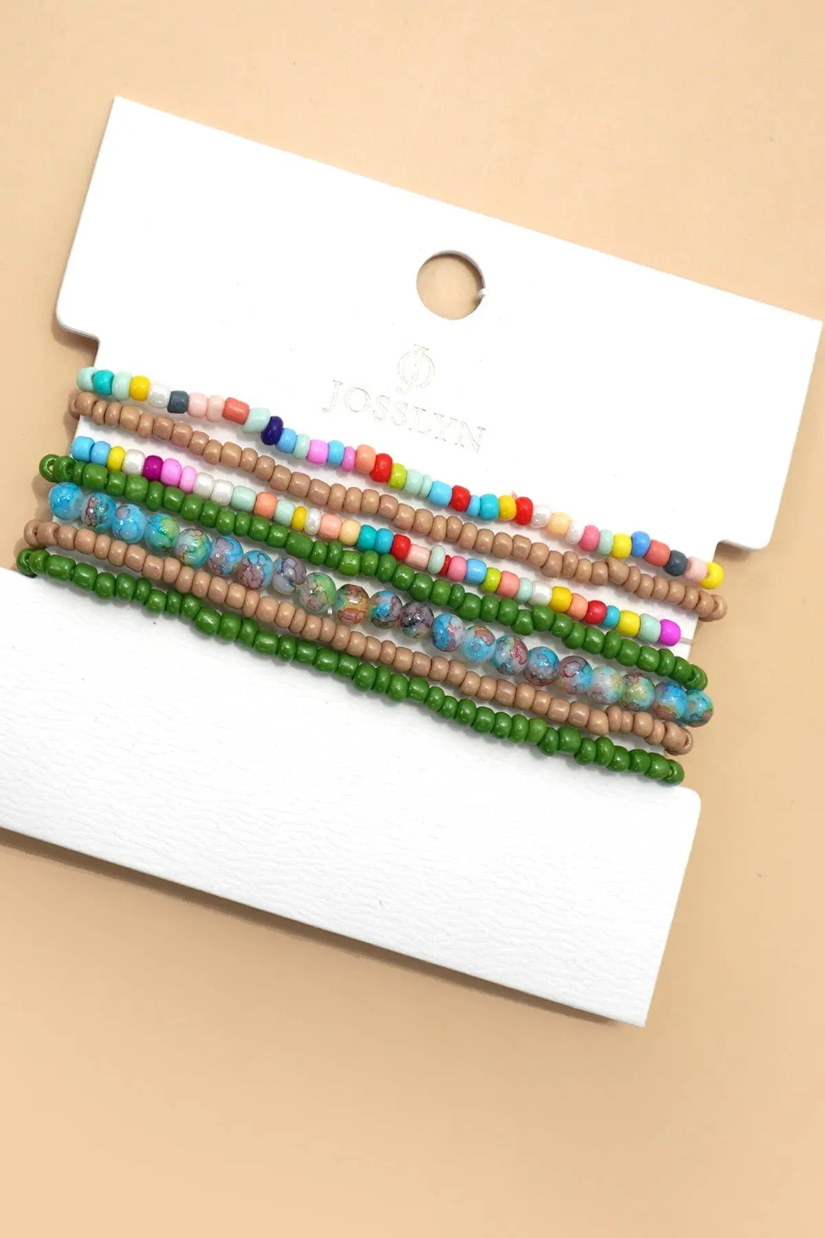 Confetti Beaded Bracelet Set