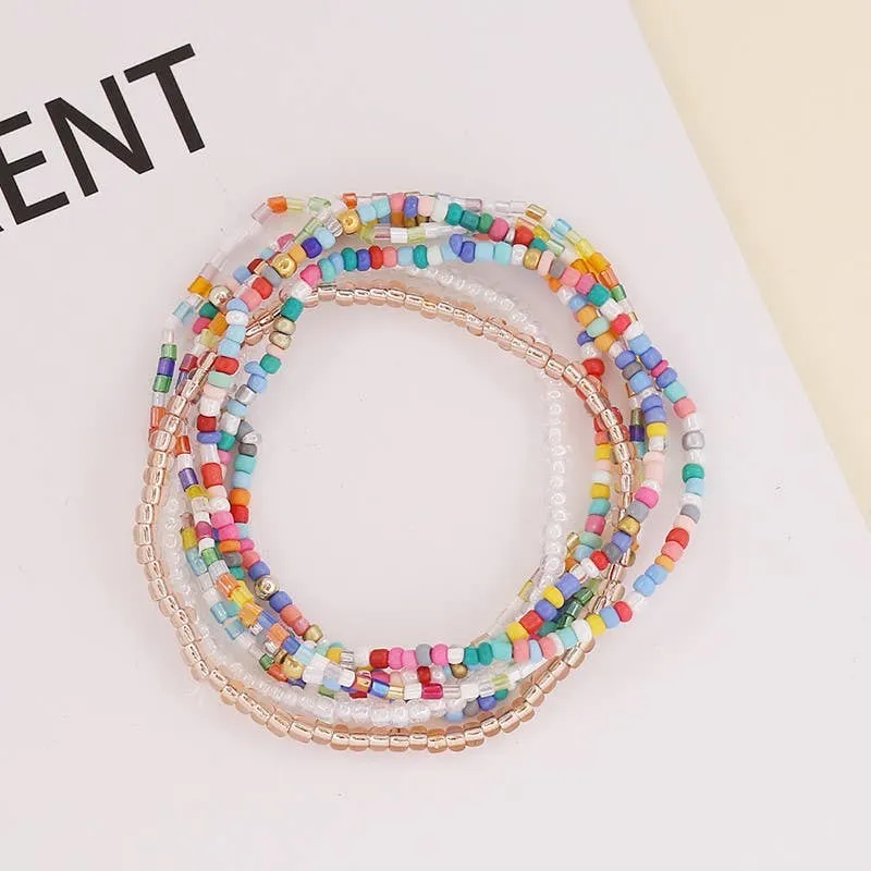 Confetti Beaded Bracelet Set