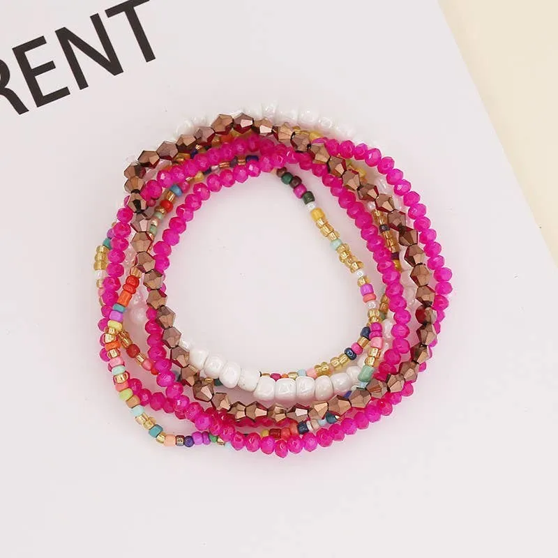Confetti Beaded Bracelet Set
