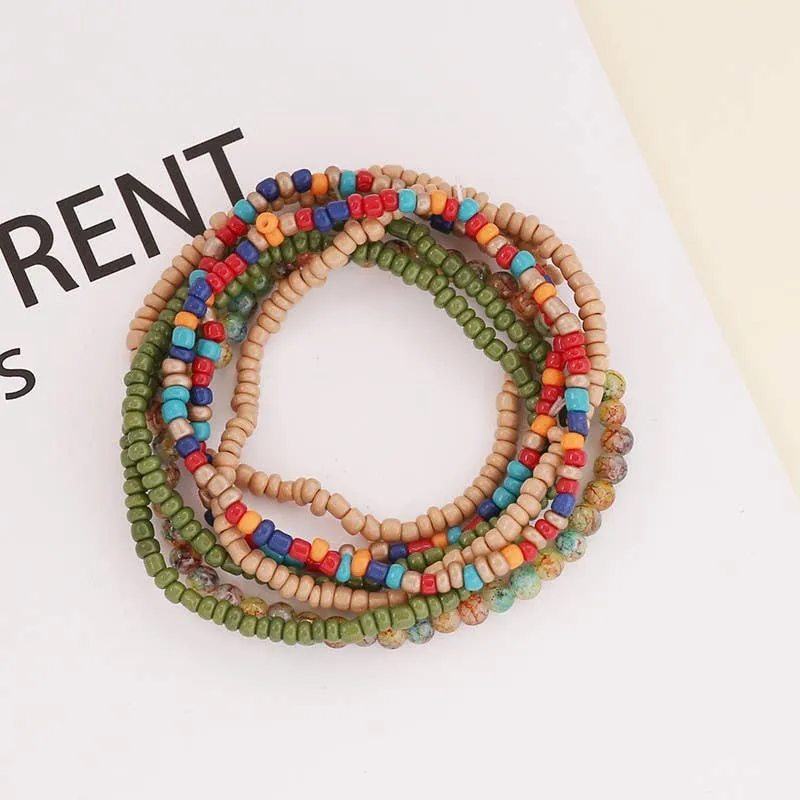Confetti Beaded Bracelet Set