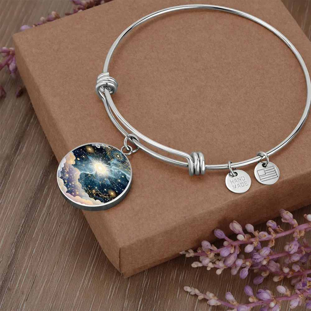 Cosmic Universe Round Luxury Graphic Bracelet