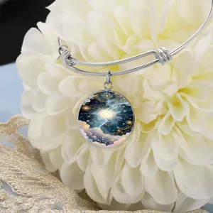 Cosmic Universe Round Luxury Graphic Bracelet