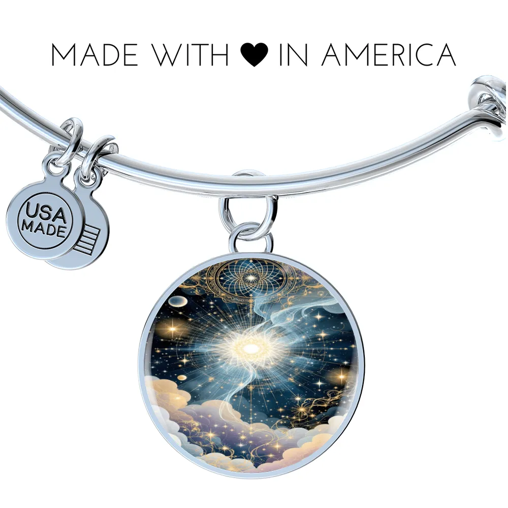 Cosmic Universe Round Luxury Graphic Bracelet