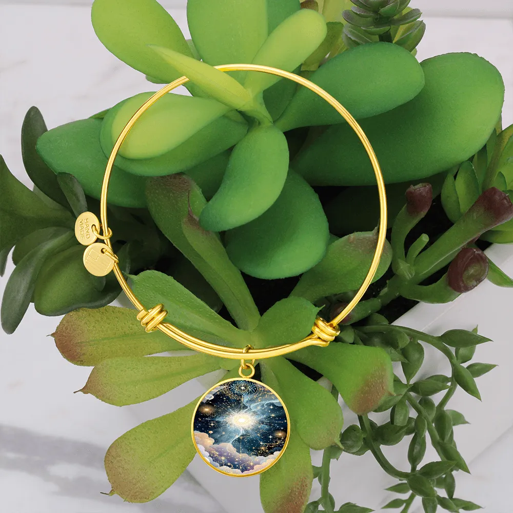 Cosmic Universe Round Luxury Graphic Bracelet