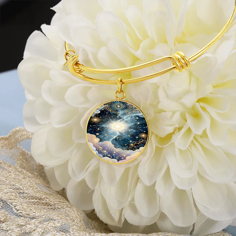 Cosmic Universe Round Luxury Graphic Bracelet