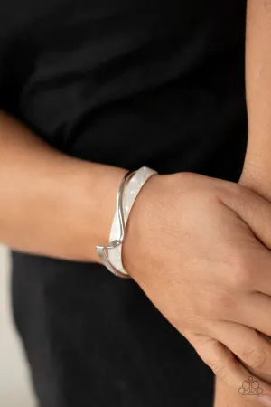 Craveable Curves White Paparazzi Bracelet
