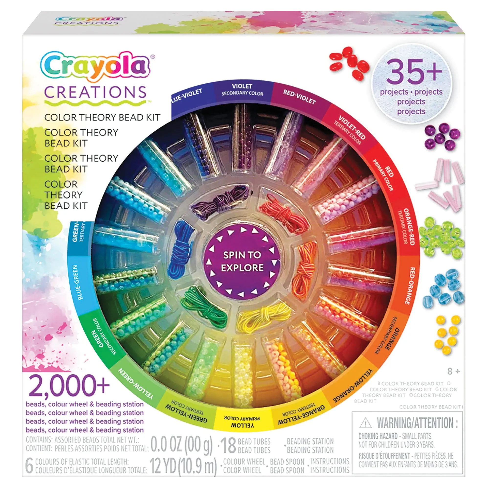 Crayola Creations Colour Theory Bead Set Pack of 2000