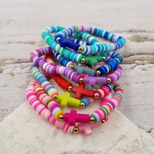 Cross Clay Bracelet TW1508