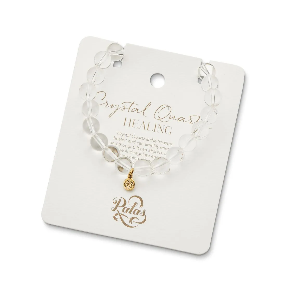 CRYSTAL QUARTZ ENERGY GEM BRACELET