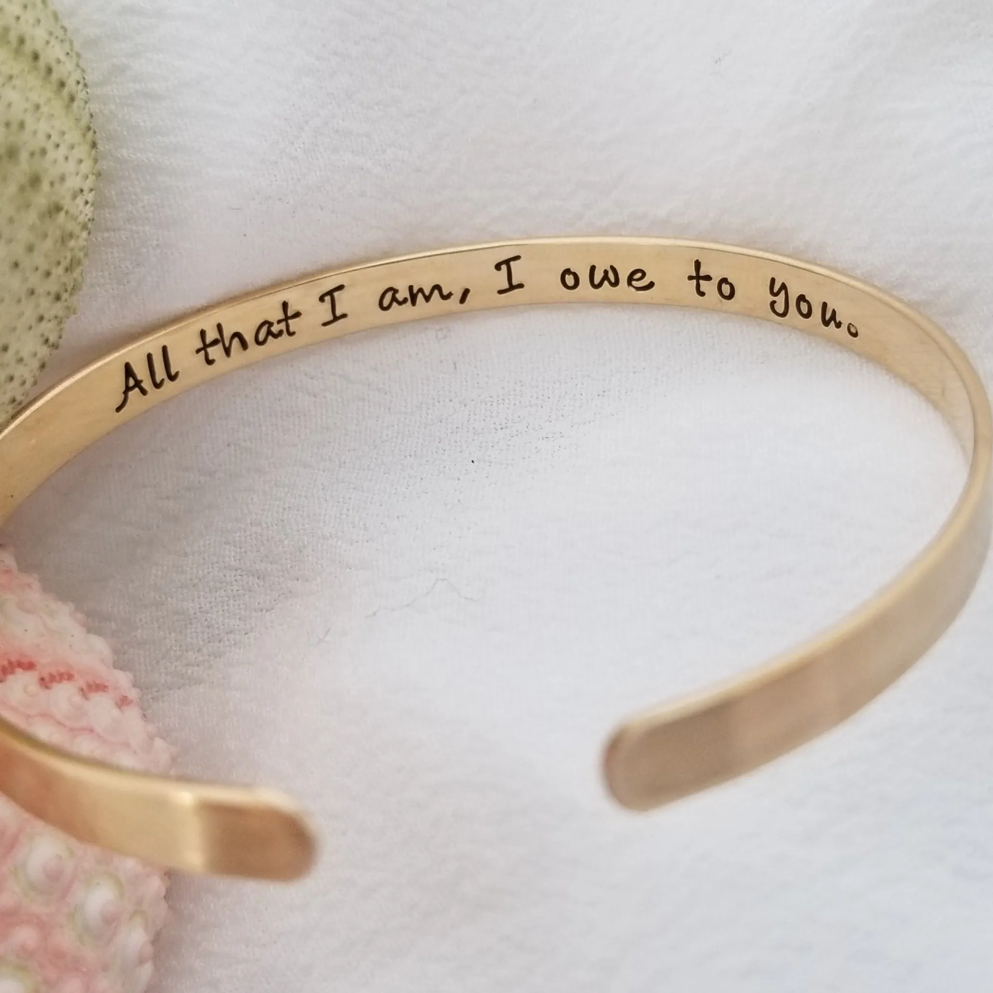 Custom Cuff Bracelet - Sterling Silver