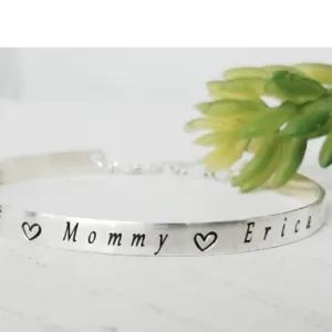 Custom Cuff Bracelet - Sterling Silver